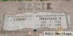 Ferdinand R Macik