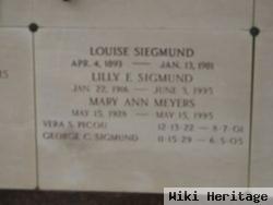 Lilly F Sigmund