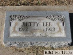 Betty Lee West