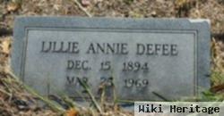 Lillie Annie Williams Defee