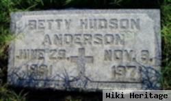 Betty Ward Hudson Anderson