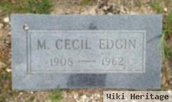 Marion Cecil Edgin