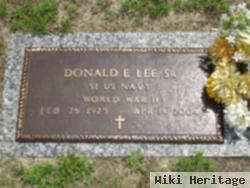 Donald E. Lee, Sr