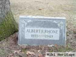 Albert R Rhone