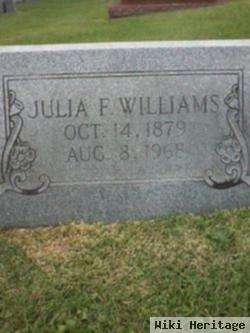 Julia F Williams