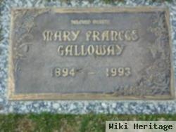 Mary Frances Galloway