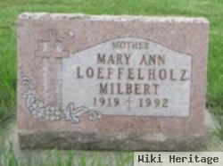 Mary Ann Boge Loeffelholz Milbert