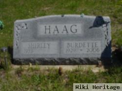 Burdette "bud" Haag