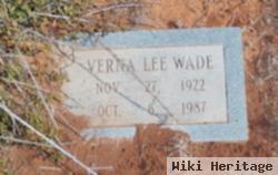 Verna Lee Wishert Wade