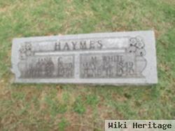 Melvin White Haymes