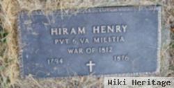 Pvt Hiram Henry