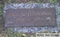 Paul K Henderson