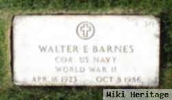 Walter E Barnes