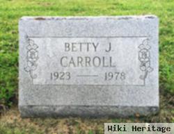 Betty J Carroll