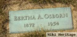 Bertha A Osborn
