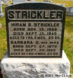 Barbara Stauffer Nissley Strickler