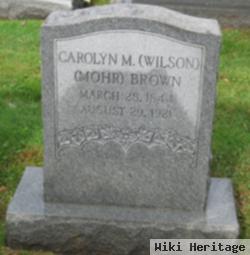 Carolyn M Wilson Brown