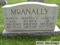 Mary E Mcanally