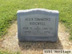 Alex Simmons Ridgwell