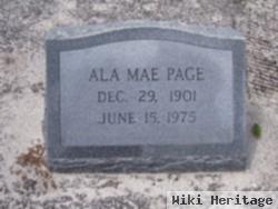 Ala Mae Albritton Page