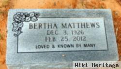 Bertha Matthews