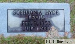 Sophronia Hyde Lewis