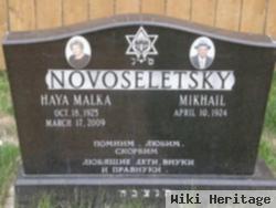 Haya Malka "maria" Novoseletsky