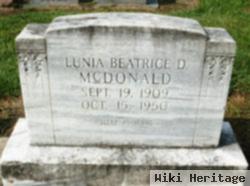 Lunia Beatrice Mcdonald