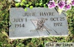 June Roberts Hayre