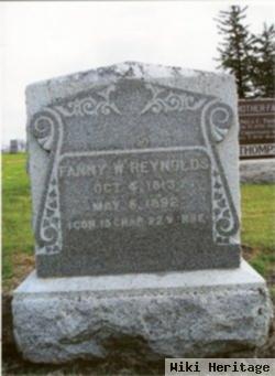 Frances "fanny" West Reynolds