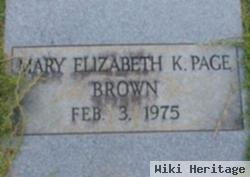 Mary Elizabeth Kennedy Brown