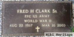 Pfc Fred H Clark, Sr