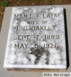 Mamie F. Layne Oakley