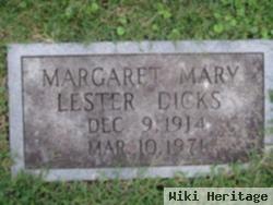 Margaret Mary Lester Dicks