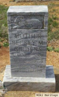 Beckey Matilda Williams Giddens