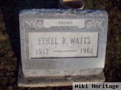 Ethel R Watts