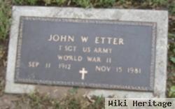 John W Etter