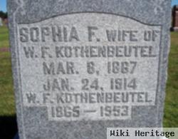 Sophia Fredericka Buckanow Kothenbeutel