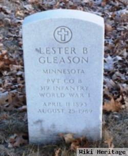 Pvt Lester B Gleason