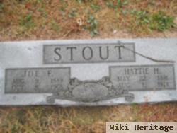 Joseph Franklin "joe" Stout