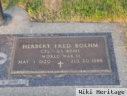 Herbert Fred "herb" Boehm