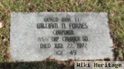 William N Forbes