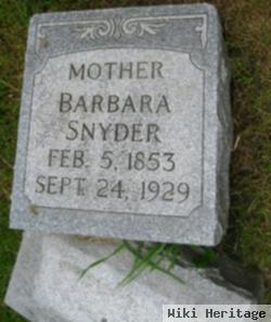 Barbara Sharpe Snyder