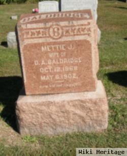 Mettie J. Turner Baldridge