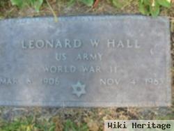 Leonard W Hall