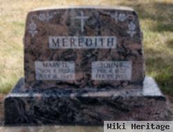 Mary D Luke Meredith