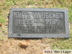 Ruth W. Becker