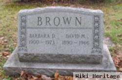 David M Brown