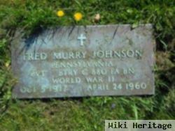 Fred Murray Johnson