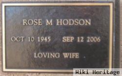 Rose M Hodson